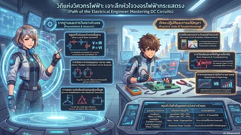 เจาะลึกหัวใจวงจรไฟฟ้ากระแสตรง