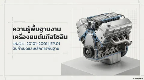 ความรู้พื้นฐานเครื่องยนต์แก๊สโซลีน