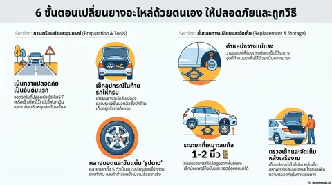 การถอดประกอบล้อยาง