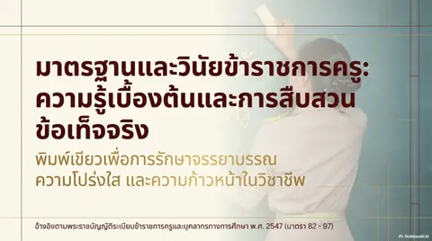Slide มาตรฐานและวินัย