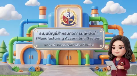 สไลต์ระบบบัญชีสำหรับกิจการที่ทำการผลิตสินค้า
