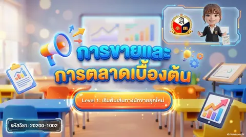 การตลาดและการขายเบื่องต้น