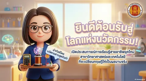 โลกแห่งนวัตกรรมการเรียนรู้วิทยาศาสตร์และเทคโนโลยี
