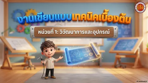 งานเขียนแบบเทคนิคเบื้องต้น