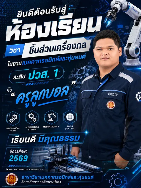 Poster ต้อนรับเปิดเทอม