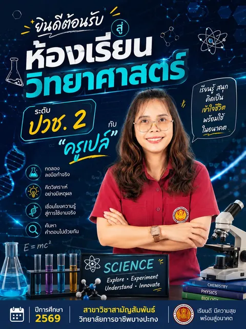 Poster ตอนรับเปิดเทอม