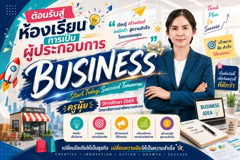 Poster ต้อนรับเปิดเทอม