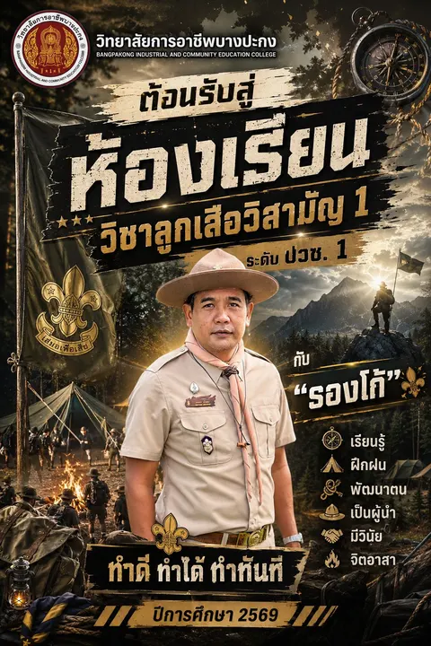 poster ต้อนรับเปิดเทอม