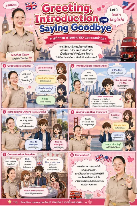 Greeting, Introduction and Saying Goodbye