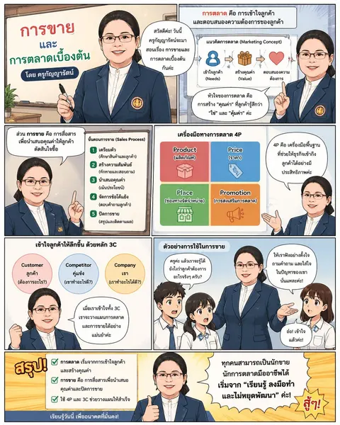 การขายและการตลาดเบื้องต้น