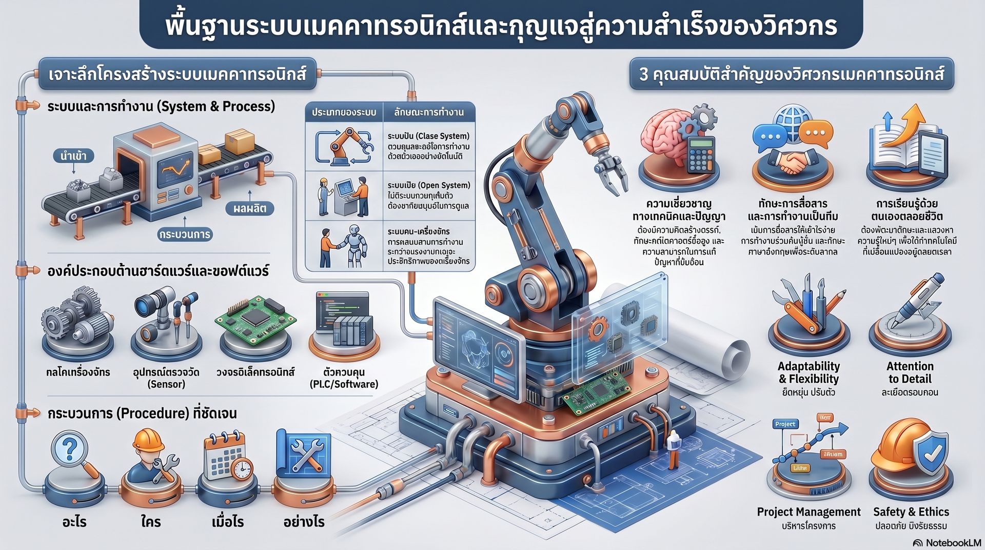 หลักการระบบของเมคคาทรอนิกส์