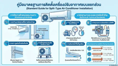 การติดตั้งเครื่องปรับอากาศ