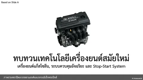 ทบทวนเทคโนโลยีเครื่องยนต์สมัยใหม่
