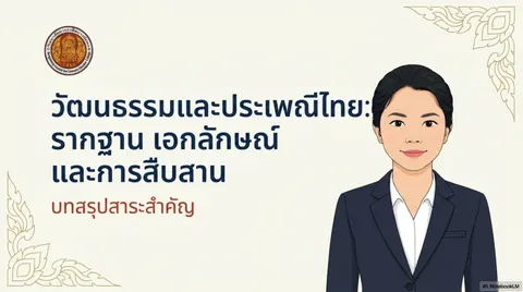 ประเพณีวัฒนธรรมไทย
