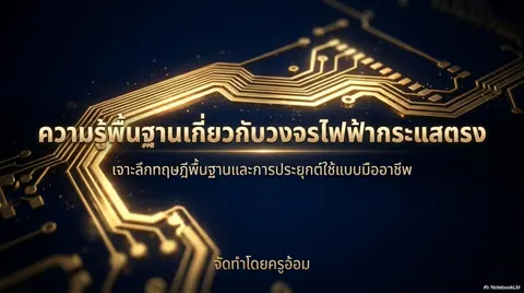 ความรู้พื้นฐานวงจรไฟฟ้า