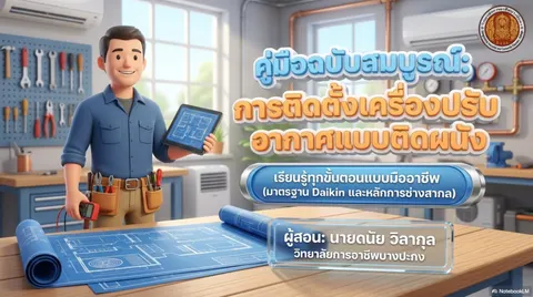 การติดตั้งเครื่องปรับอากาศ