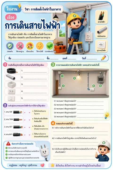 การเดินสายไฟฟ้า