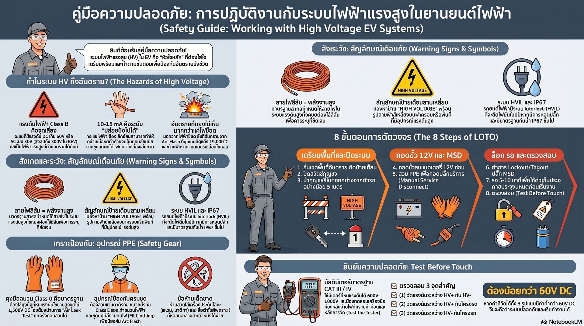 คู่มือความปลอดภัย EV