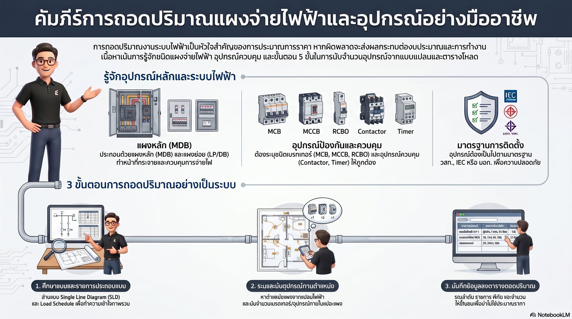 การประมาณการติดตั้งไฟฟ้า