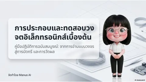 การประกอบและทดสอบวงจร