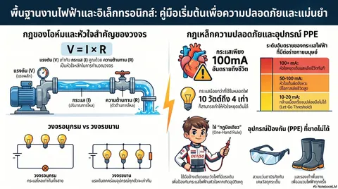 งานไฟฟ้าและอิเล็กทรอนิกส์เบื้องต้น