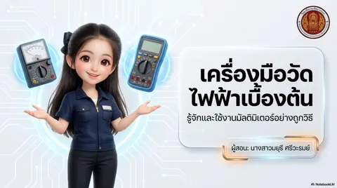 ใช้งานและบำรุงรักษาเครื่องมือวัดทดสอบไฟฟ้าและอิเล็กทรอนิกส์