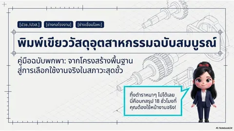 พิมพ์เขียววัสดุช่างอุตสาหกรรมฉบับสมบูรณ์