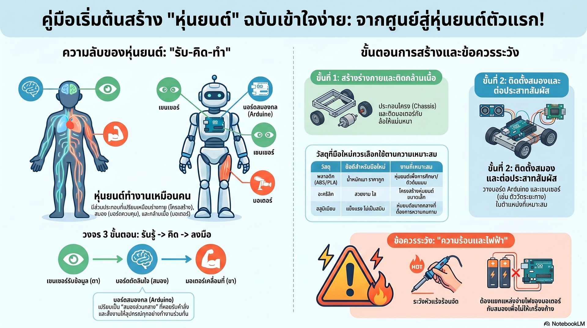 หุ่นยนต์เบืองต้น