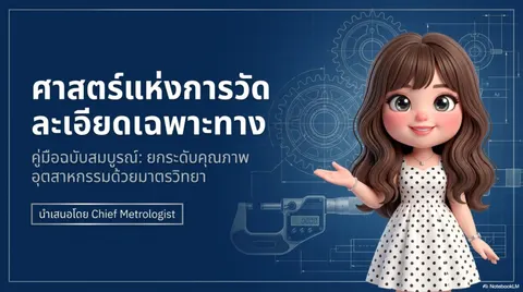 วัดชิ้นงานด้วยเครื่องมือวัดละเอียดเฉพาะทาง