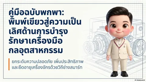 เตรียมความพร้อมและบำรุงรักษาเครื่องมือกลเบื้องต้น
