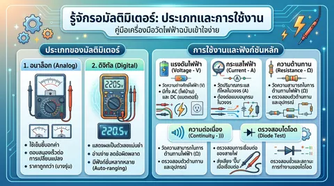 “เครื่องมือวัดไฟฟ้าเบื้องต้น”