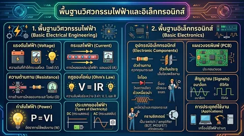 งานไฟฟ้าและอิเล็กทรอนิกส์เบื้องต้น
