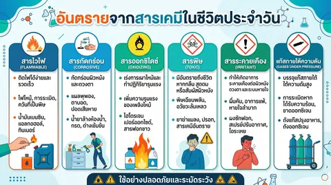 อันตรายจากสารเคมีในชีวิตประจำวัน
