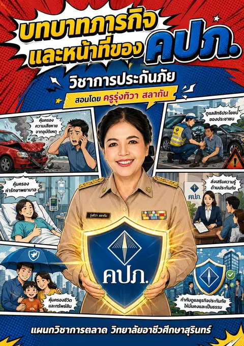 E Book บทบาทภารกิจหน้าที่ของคปภ.
