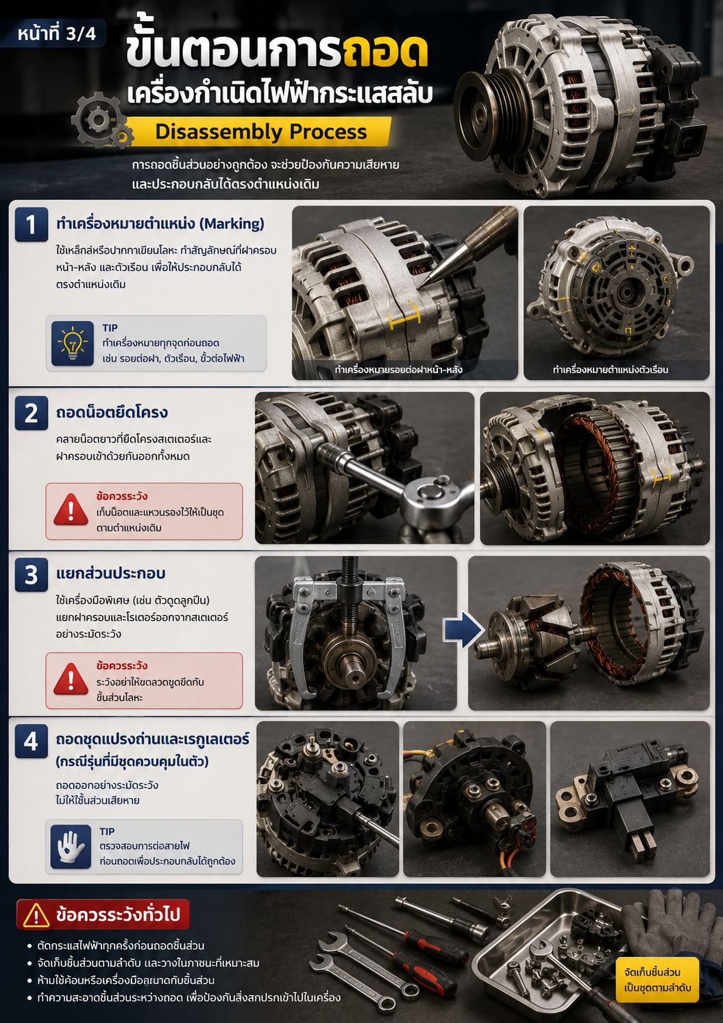Infographic เครื่องกำเนิดไฟฟ้ากระแสสลับ