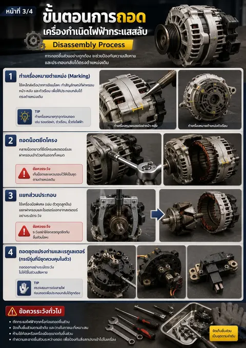 Infographic เครื่องกำเนิดไฟฟ้ากระแสสลับ