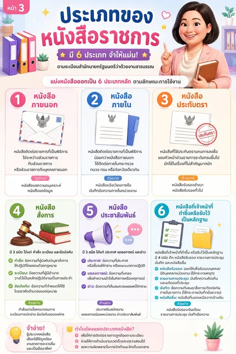 ประเภทของหนังสือราชการ