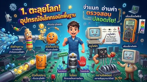 อุปกรณ์อิเล็กทรอนิกส์พื้นฐาน