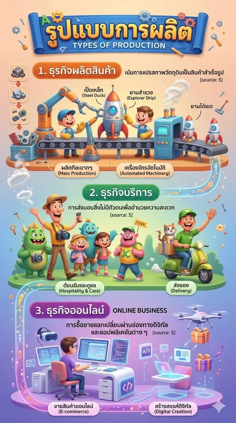 รูปแบบการผลิต