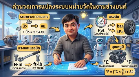 วิชาคณิตศาสตร์ช่างยนต์