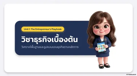  Slide นำเสนอ วิชาธุรกิจเบื้องต้น