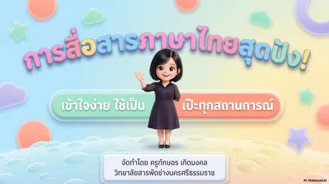 ภาษากับการสื่อสาร