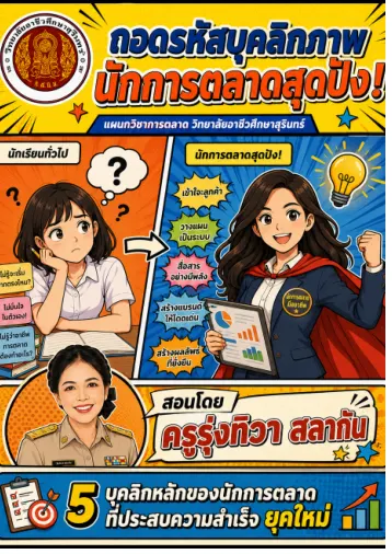 E Book บุคลิกภาพนักการตลาด