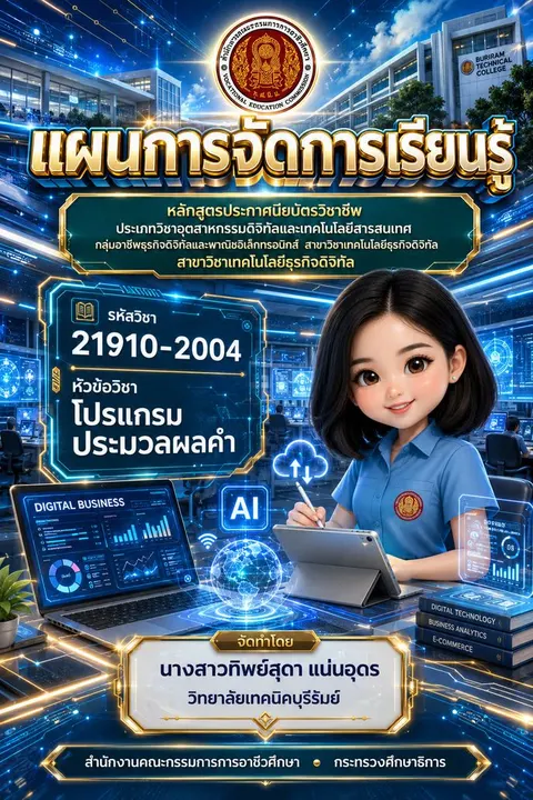 ปกแผนการจัดการเรียนรู้