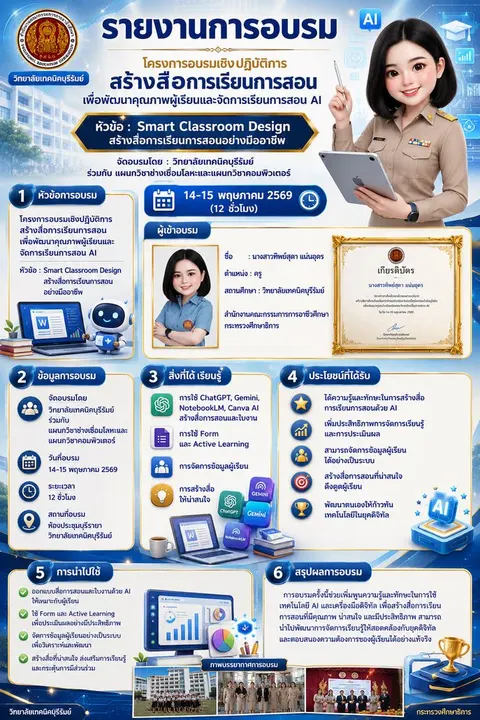 รายงานการอบรม