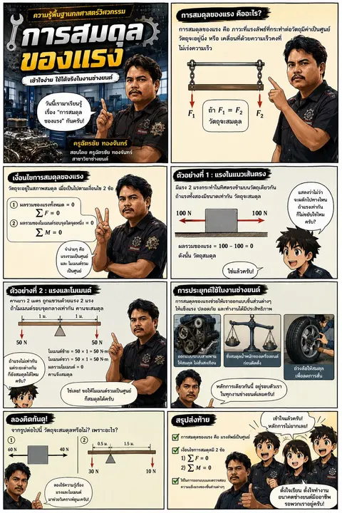 การสมดุลของแรง