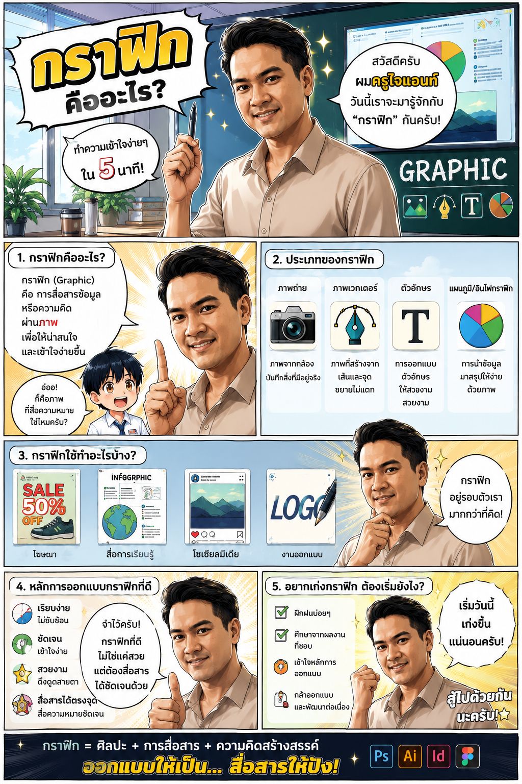 Infographic เรื่อง กราฟิก