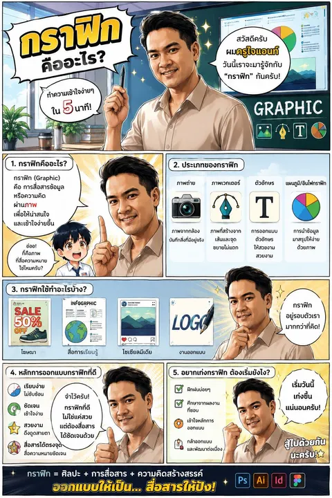 Infographic เรื่อง กราฟิก