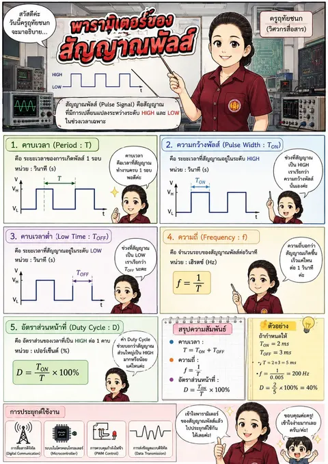 พารามิเตอร์ของสัญญาณพัลส์