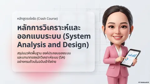 หลักการวิเคราะห็และออกแบบระบบ